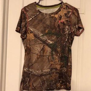 2-Under Armour Fitted Camo T-shirts